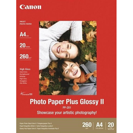 Canon fotopapír  PP-201 4x6, 100 listů