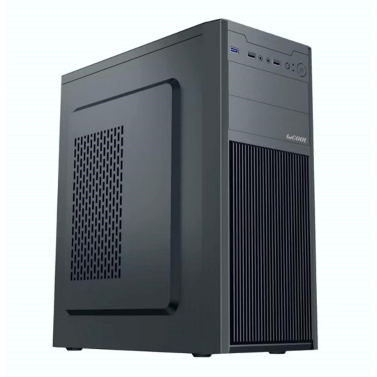 1stCOOL skříň JAZZ 6, micro tower, AU, USB 3.0, bez zdroje, černá