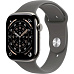 Apple Watch Series 11 GPS + Cellular 46mm Natural Titanium Case with Stone Grey Sport Band - M/L