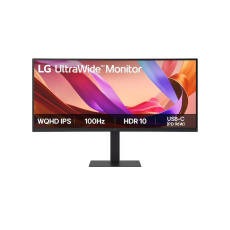 LG MT IPS LCD LED 34" 34U650A - IPS panel, 3440x1440, 2xHDMI, DP, USB-C, USB 3.2, LAN, nast. vyska, repro, zakriven