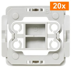 Homematic IP  Adaptér Berker B1, set 20ks - EQ3-ADA-B1-20