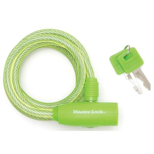 Master Lock Spirálový zámek na kolo  8212EURDPRO - 1,8m - zelený