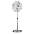 BAZAR - Orava SF-200 X stojanový kovový ventilátor, 3 stupně rychlosti, automatické otáčení, stříbrná - Poškozený obal (