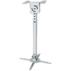 BAZAR - MANHATTAN Stropní držák projektoru, natáčecí (58-82cm, ±15°/360°, max. 20kg) - Poškozený obal (Komplet)
