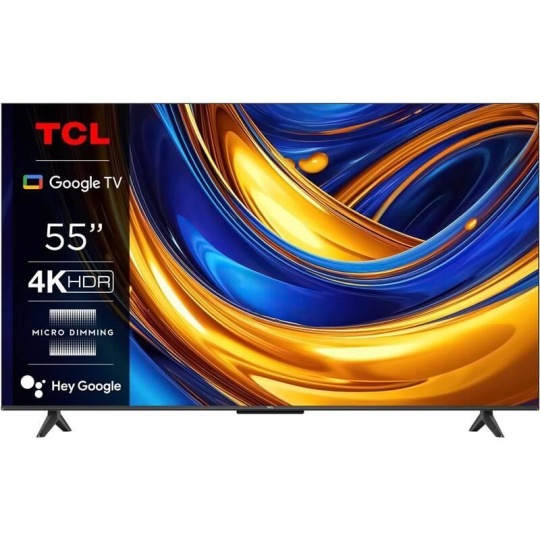 TCL 55P655 55" TV, 4K Ultra HD, LED, Google TV, HDR, MagiConnect T-cast, WiFi, Bluetooth, Dolby Audio