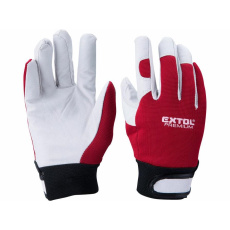 Extol Premium (8856655) rukavice pracovní kožené, velikost 8"