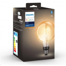 PHILIPS Hue White Filament Globe large 7W E27 G125 DIM