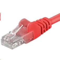 PREMIUMCORD Patch kábel UTP RJ45-RJ45 CAT5e 1.5 m červená