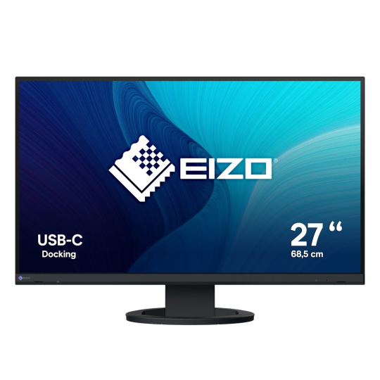 EIZO MT 27" EV2720S-BK FlexScan, IPS, 2560x1440, 350nit, 1500:1, 5ms, USB-C, DisplayPort, HDMI, USB, Repro, Černý EIZO MT 27" EV2720S-BK FlexScan, IPS, 2560x1440, 350nit, 1500:1, 5ms, USB-C, DisplayPort, HDMI, USB, Repro, Černý