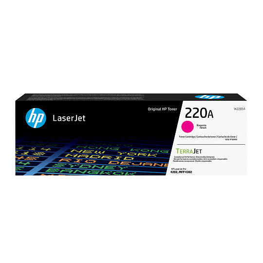 HP 220A Magenta Original LaserJet Toner Cartridge (1,800 pages)