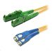 Duplexní patch kabel SM 9/125, OS2, E2000(APC)-SC(PC), LS0H, 1m