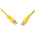 Solarix Patch kábel CAT6 UTP PVC 10m žltý odolný proti zaseknutiu C6-114YE-10MB