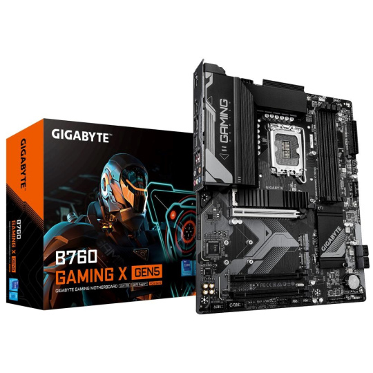 GIGABYTE MB Sc LGA1700 B760 GAMING X GEN5, Intel B760, 4xDDR5, 1xDP, 1xHDMI GIGABYTE MB Sc LGA1700 B760 GAMING X GEN5, Intel B760, 4xDDR5, 1xDP, 1xHDMI