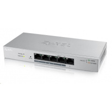 Zyxel GS1005HP 5-portový stolový gigabitový prepínač PoE, 4x PoE+ GbE, PoE 60W