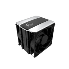 Cooler Master CPU Chladič V4 ALPHA 3DHP BLACK, 2x120mm, LGA1851, AM5, černá Cooler Master CPU Chladič V4 ALPHA 3DHP BLACK, 2x120mm, LGA1851, AM5, černá