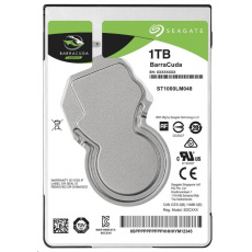 SEAGATE HDD 1TB BARRACUDA, 2.5", SATAIII, 5400 RPM, Cache 128MB, 7mm