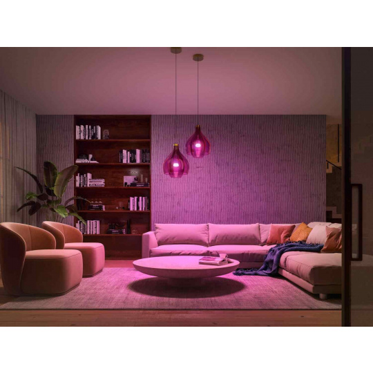 Philips Hue White and Color Ambiance 9W 1100 E27 malý starter kit