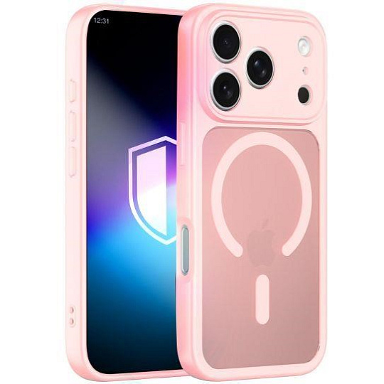 3mk ochranný kryt Misty MagCase Pink pro Apple iPhone 17 Pro 3mk ochranný kryt Misty MagCase Pink pro Apple iPhone 17 Pro