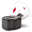 Bazar - AXAGON ADSA-ST USB3.0 - 2x SATA 6G CLONE DUAL HDD dock station