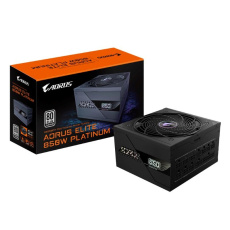 GIGABYTE zdroj AE850PM PG5, 850W, 80+ Platinum, 120mm fan, černá