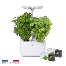Véritable Exky CLASSIC - Automatický květináč s regulací osvětlení, bílá + 2 bylinkové náplně Véritable Exky CLASSIC - Automatický květináč s regulací osvětlení, bílá + 2 bylinkové náplně