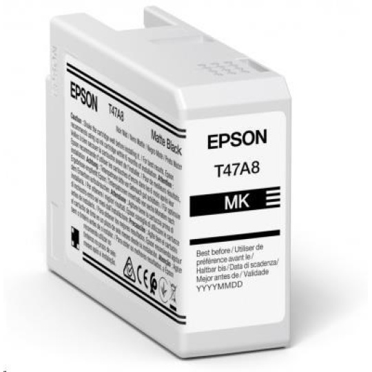 Atrament EPSON Singlepack Matte Black T47A8 UltraChrome Pro 10 50 ml