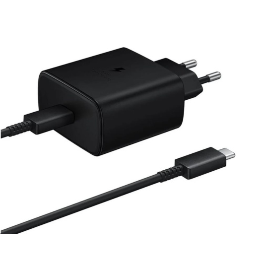 Cestovná nabíjačka Samsung EP-TA845XBE, rýchle nabíjanie 45 W, USB-C, čierna Cestovná nabíjačka Samsung EP-TA845XBE, rýchle nabíjanie 45 W, USB-C, čierna