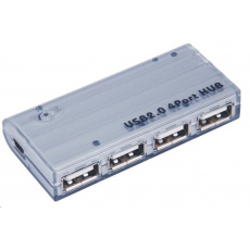 PREMIUMCORD USB 2.0 rozbočovač 4 porty s externým napájaním