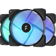 FRACTAL DESIGN ventilátor Aspect 14 RGB PWM Black Frame 3-pack, 140mm