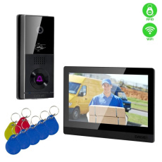 EVOLVEO DoorPhone AHD10, Sada domácího WiFi videotelefonu s ovládáním dveří a RFID, černý 10" monitor, 32GB EVOLVEO DoorPhone AHD10, Sada domácího WiFi videotelefonu s ovládáním dveří a RFID, černý 10" monitor, 32GB
