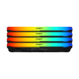 KINGSTON DIMM DDR4 128GB (Kit of 4) 3200MT/s CL16 FURY Beast RGB, XMP