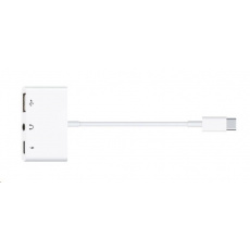Adaptér COTEetCI 3v1 z USB-C na Jack 3,5 mm, USB-C a USB-A Adaptér COTEetCI 3v1 z USB-C na Jack 3,5 mm, USB-C a USB-A