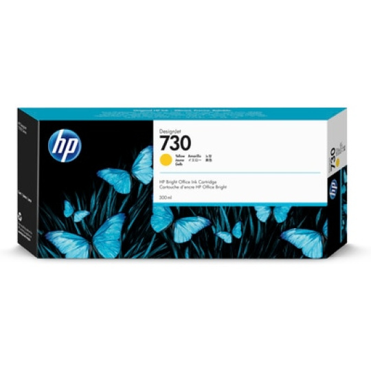 HP 730 300-ml Yellow Ink Cartridge HP 730 300-ml Yellow Ink Cartridge