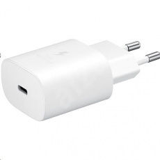 Cestovná nabíjačka Samsung EP-TA800NWE, rýchle nabíjanie 25 W, USB-C, biela