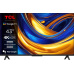 BAZAR - TCL P655 43" TV, 4K Ultra HD, HDR, WiFi, Bluetooth, Chromecast, Miracast, Dolby Digital, Google TV - Poškozený o