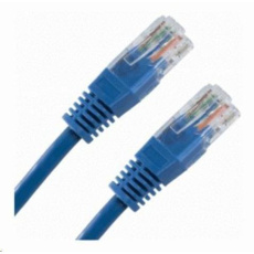 XtendLan patch kábel Cat5E, UTP - 3m, modrý
