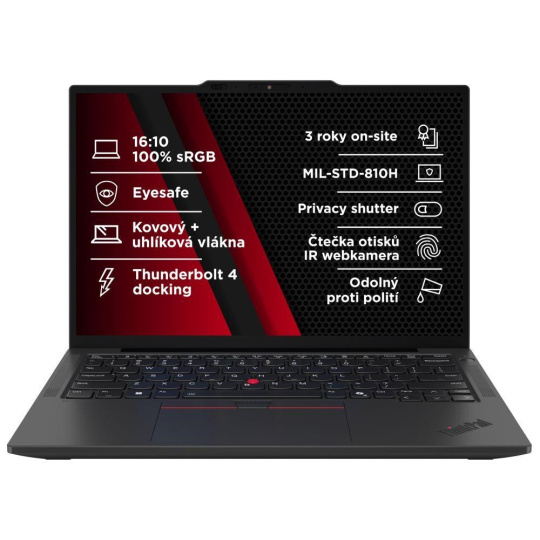 LENOVO NTB ThinkPad X13 G6 - Ultra5 225U,13.3" WUXGA,16GB,512SSD,5MP+IRcam,W11P LENOVO NTB ThinkPad X13 G6 - Ultra5 225U,13.3" WUXGA,16GB,512SSD,5MP+IRcam,W11P