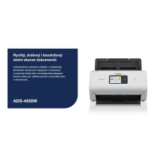 BROTHER skener ADS-4550W DUALSKEN A4 35ppm/70dual 600x600 60ADF USB LAN WIFI - display 7.1cm BROTHER skener ADS-4550W DUALSKEN A4 35ppm/70dual 600x600 60ADF USB LAN WIFI - display 7.1cm