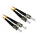 Duplexný prepojovací kábel MM 50/125, OM2, ST-ST, LS0H, 1m