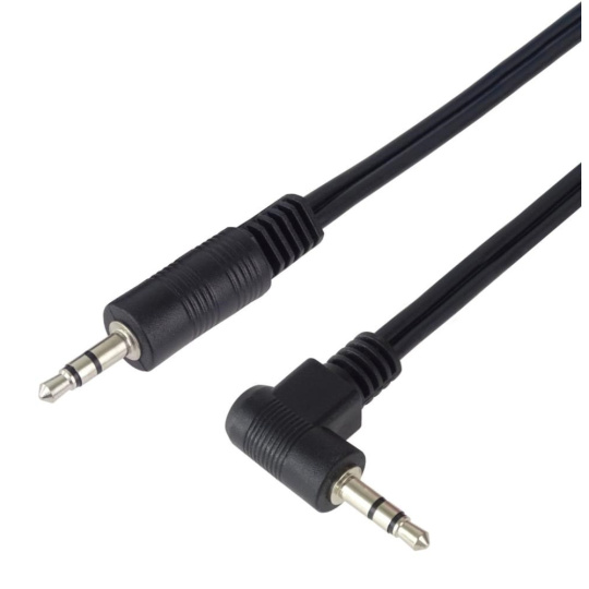 PREMIUMCORD Kabel Jack 3,5mm - 3,5mm 90° M/M 1,5m