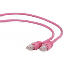GEMBIRD UTP Cat5e Patch kábel 5 m, ružový
