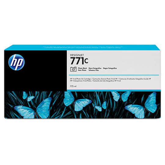 HP 771C Čierny fotografický atrament DJ, 775 ml,B6Y13A