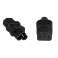 Adaptér IEC C13 na IEC C6 "trojlístek" napětí 230V, 2.5A