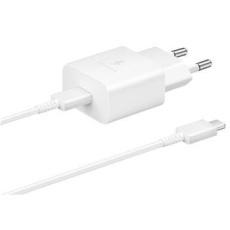 Samsung cestovní nabíječka EP-T1510XWE, PD, 15W, kabel USB-C, bílá