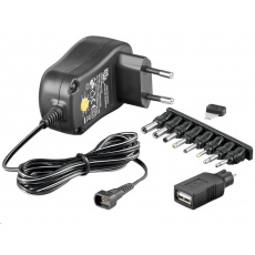 Univerzálny napájací adaptér Goobay 230V/3-12V DC 1500mA