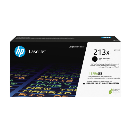 HP 213X Blk Original LaserJet Toner Crtg (9,000 pages) HP 213X Blk Original LaserJet Toner Crtg (9,000 pages)