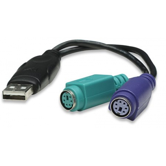 MANHATTAN prevodník USB na 2x PS/2
