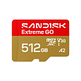 SanDisk micro SDXC karta 512GB Extreme GO (240 MB/s , UHS-I U3 V30)