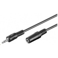 PREMIUMCORD Audio kábel 3,5 mm Jack - Jack predĺženie 5 m (M/F, stereo)