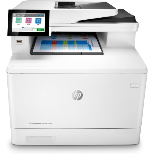 HP Color LaserJet Enterprise MFP M480f (A4, 27 strán za minútu, USB 2.0, Ethernet, Tlač, skenovanie, kopírovanie, fax, obojstranná tlač) HP Color LaserJet Enterprise MFP M480f (A4, 27 strán za minútu, USB 2.0, Ethernet, Tlač, skenovanie, kopírovanie, fax, obojstranná tlač)